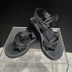 Chaco Black Strappy Sandals